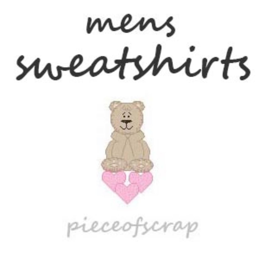 💕🐻 Shop pieceofscrap Mens sweatshirts 🐻💕